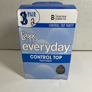 L'eggs Everyday Control Top Pantyhose Suntan B